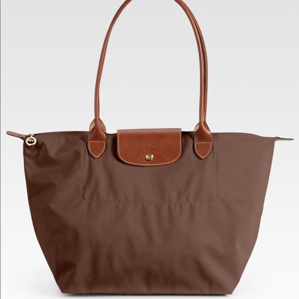 Large Longchamp Le Pliage Shoulder Tote Bag